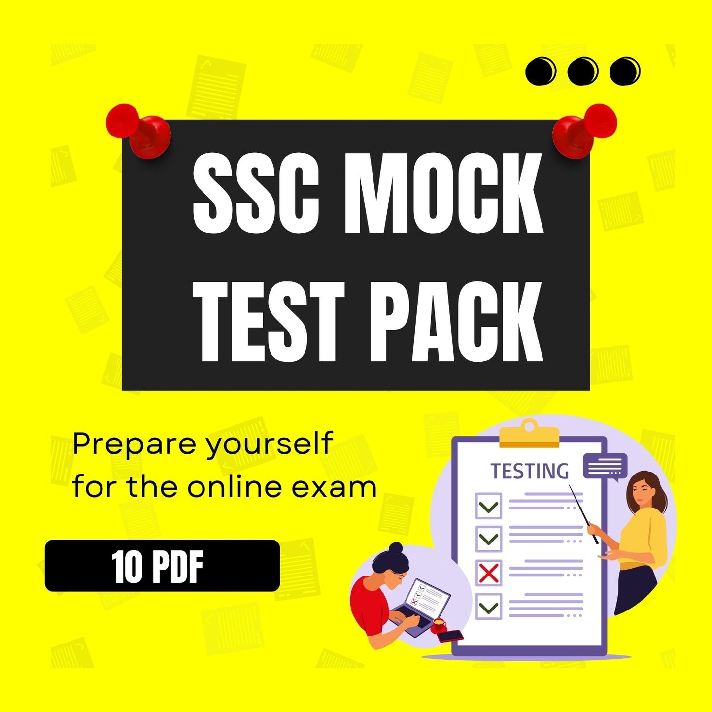 SSC Mock Test Pack (With Solutions)