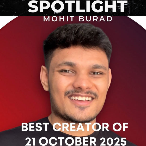 Mohit Burad — creator profile photo