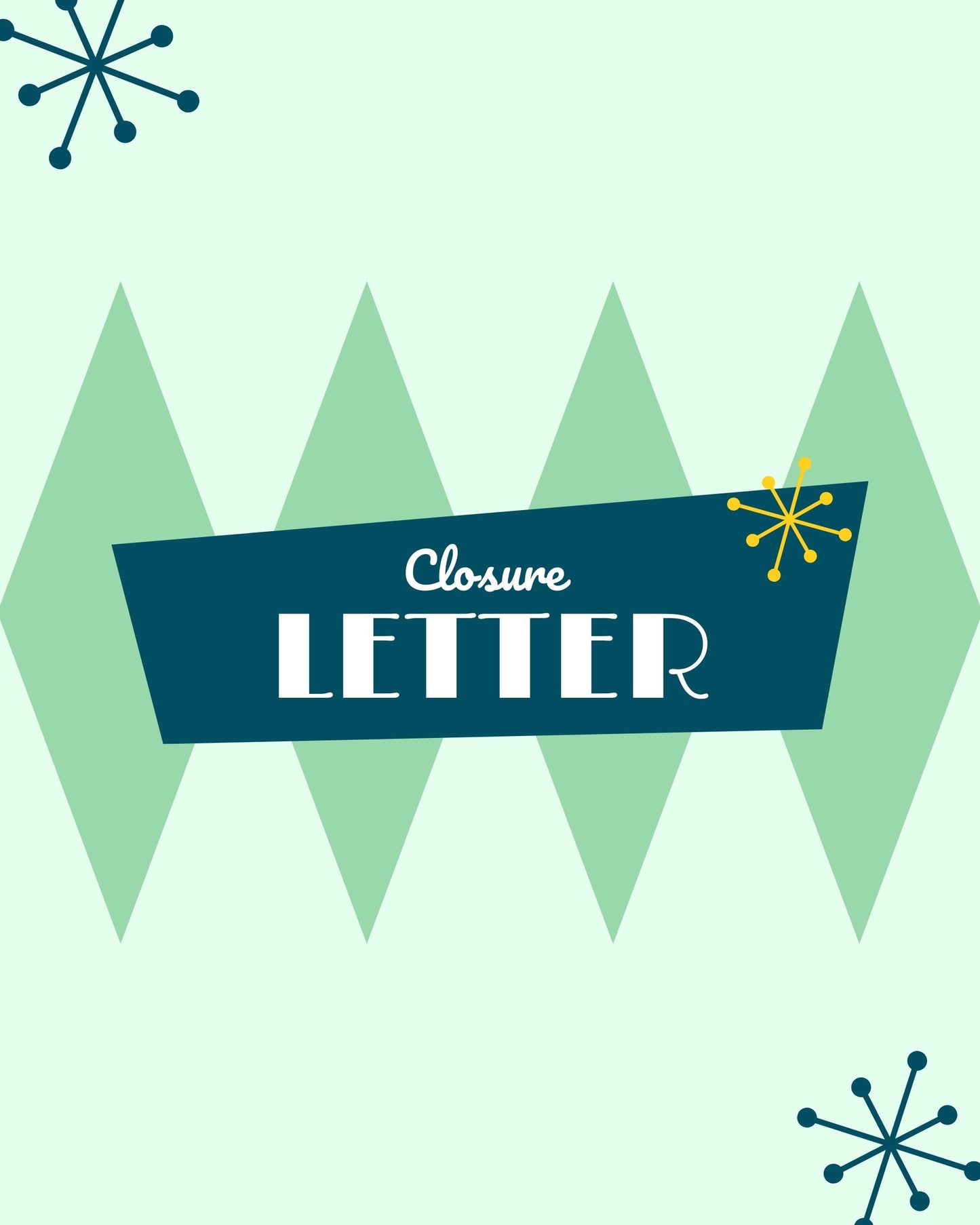 Closure Letter