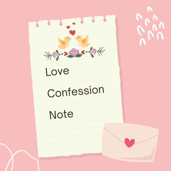 Love Confession Note