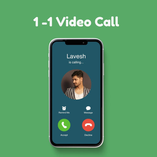 1-on-1 Lifestyle Advice Video Call with Lavesh
