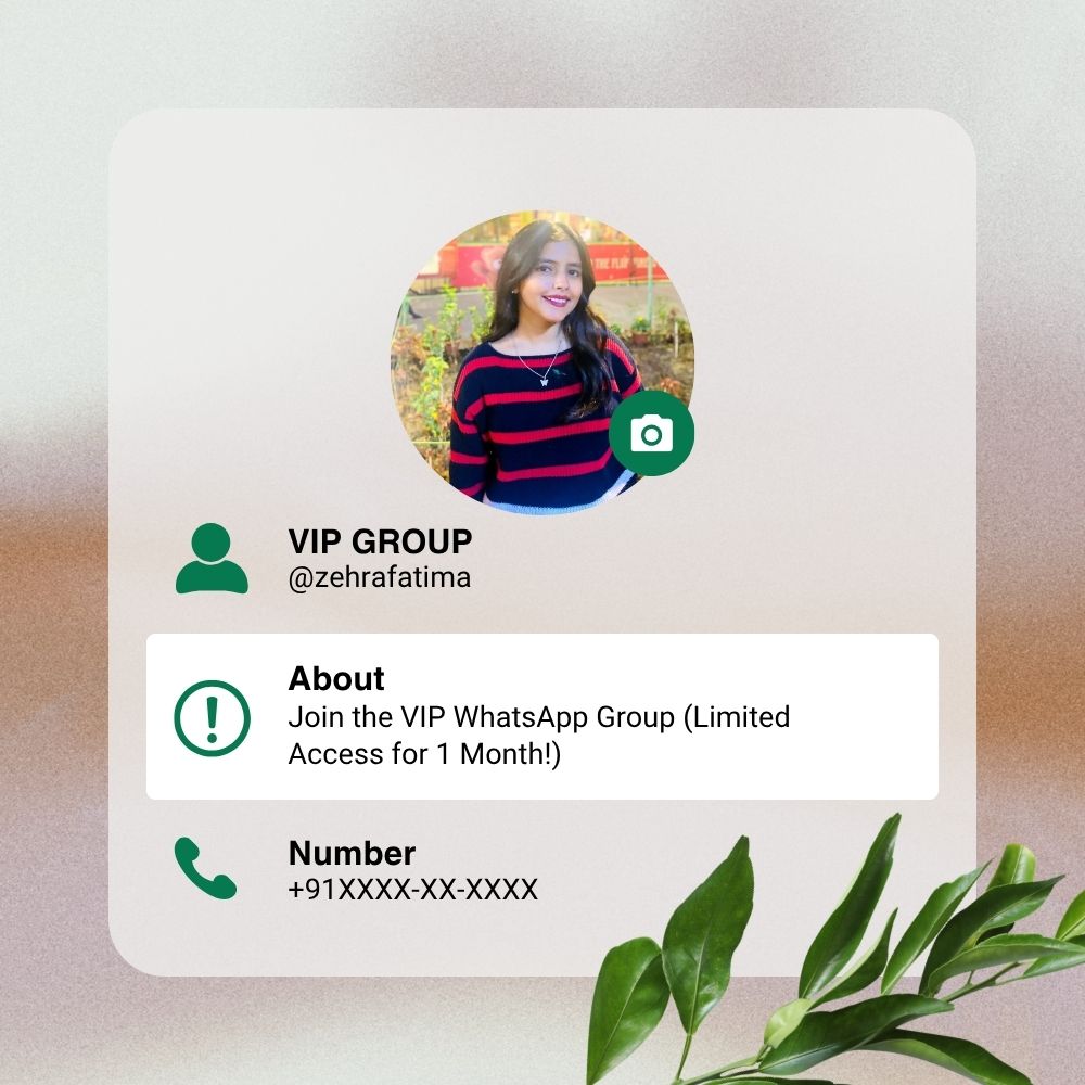 🌐 Join the VIP WhatsApp Group (Limited Access for 1 Month!)