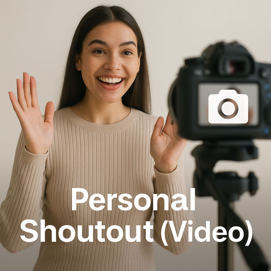 📸 Personal Shoutout Video With Your Name & Message