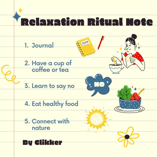Relaxation Ritual Note