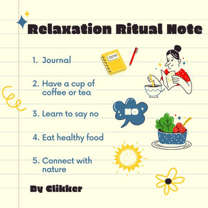 Relaxation Ritual Note